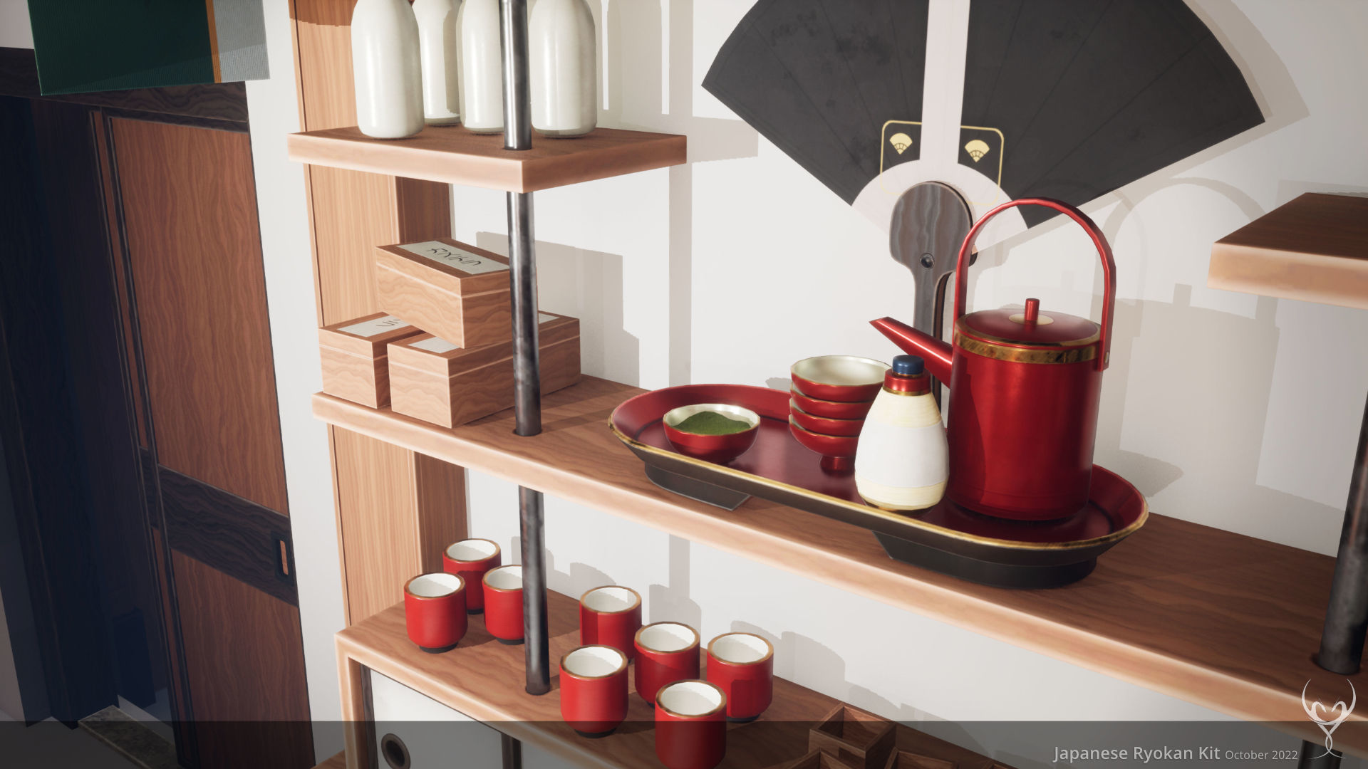 Japanese Ryokan Kit  3D Model Collection_18