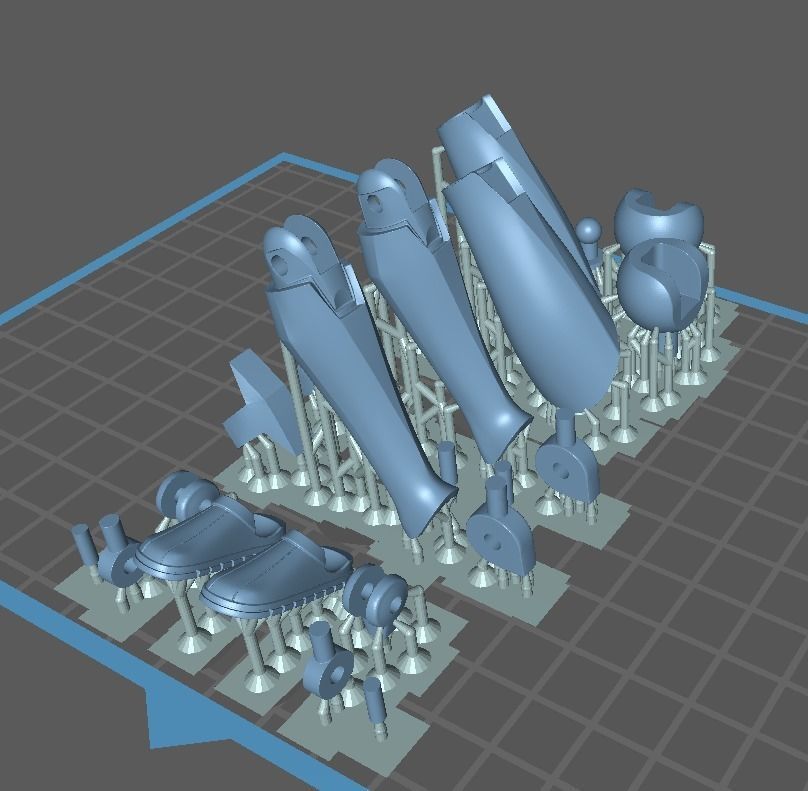 Animated Phase 1 CT 6 inch figure and Armor 3D files 3D print model_5