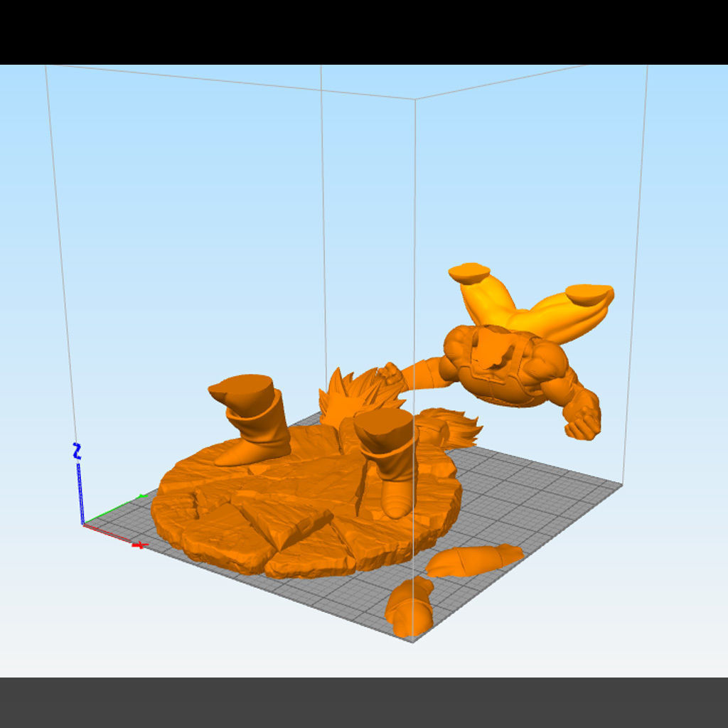 Vegeta Ultra Ego Dragon Ball Super  3D print model_4