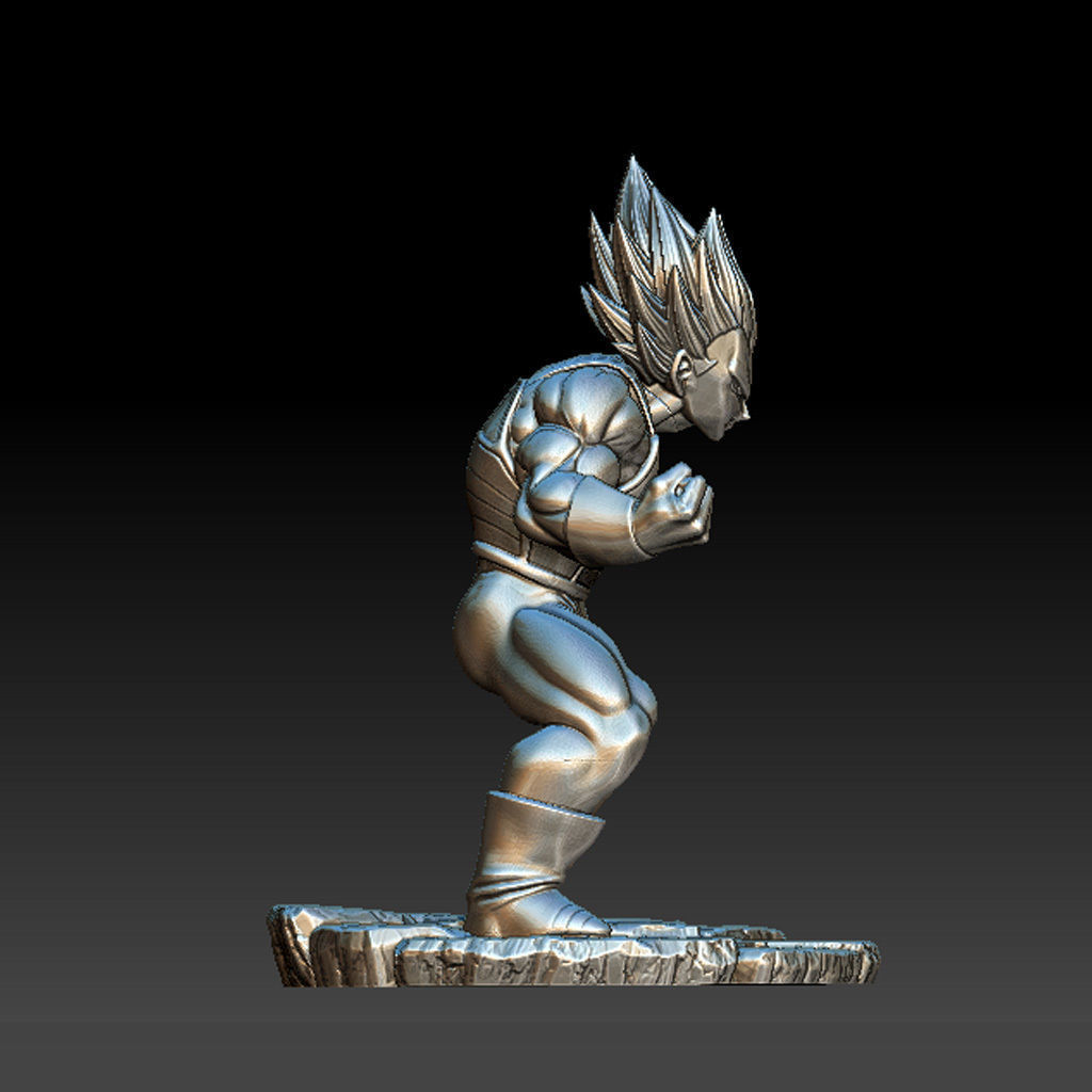 Vegeta Ultra Ego Dragon Ball Super  3D print model_1
