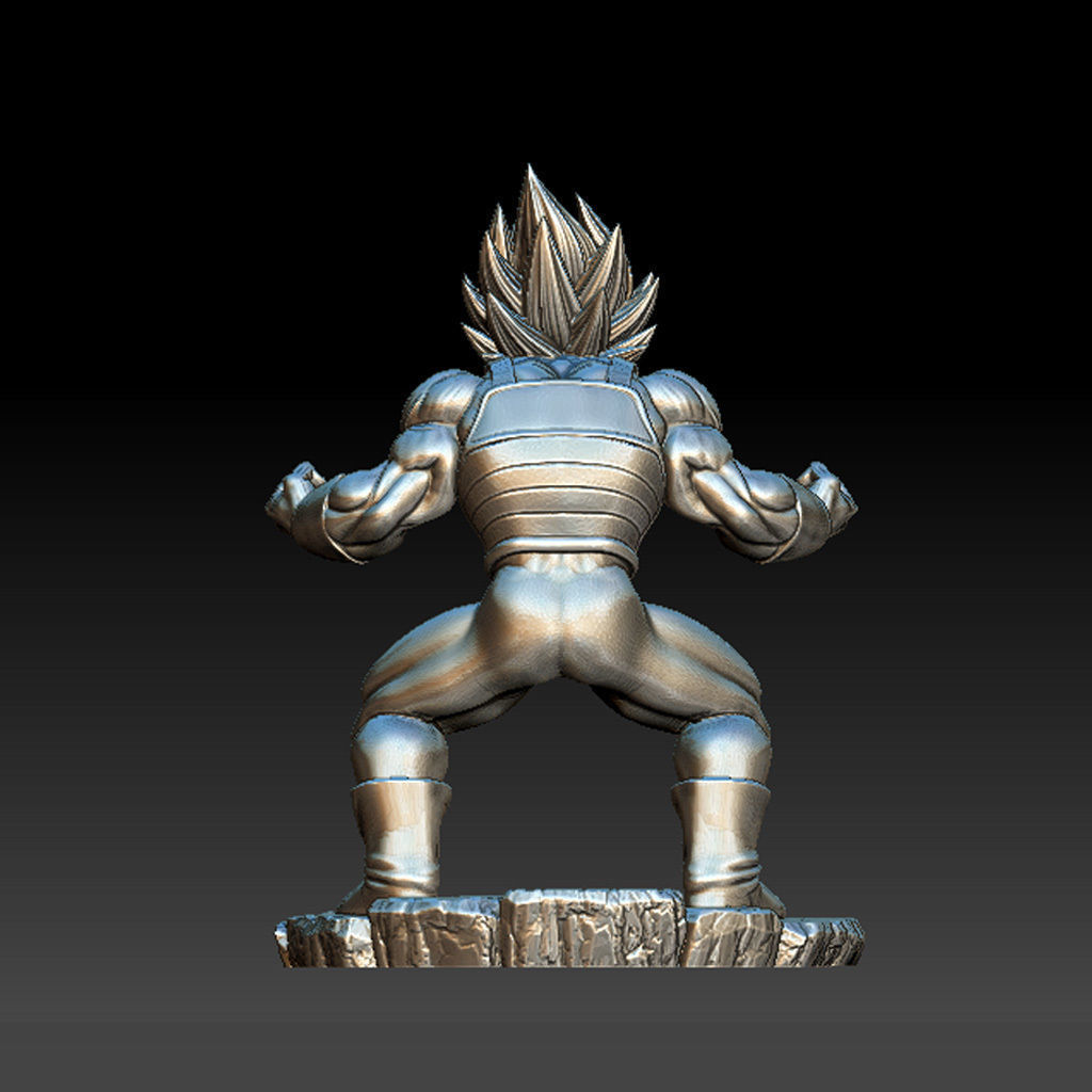 Vegeta Ultra Ego Dragon Ball Super  3D print model_2