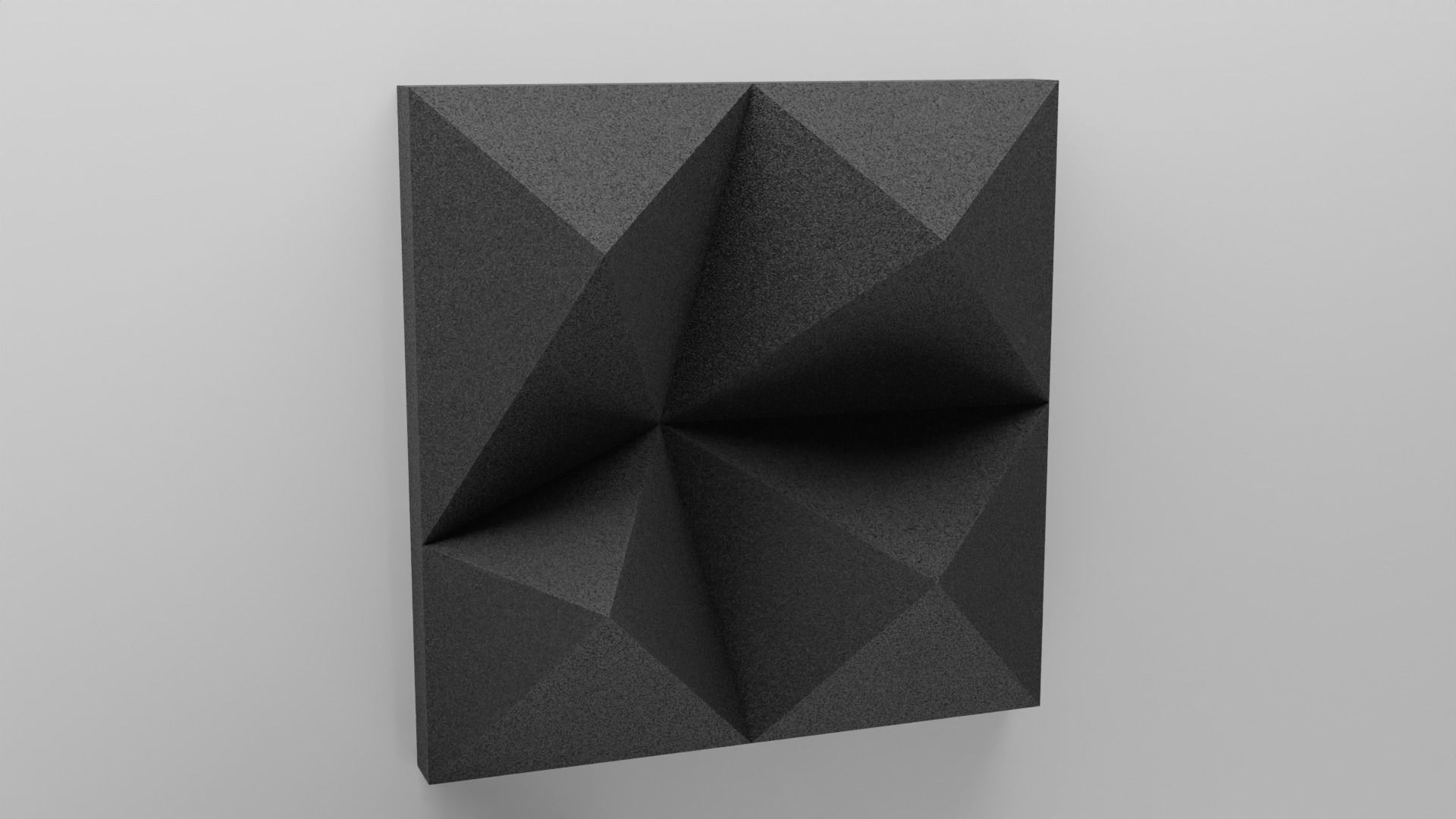 Acoustic Panels Set with 8K - 4K - 2K Textures Low-poly 3D model_9