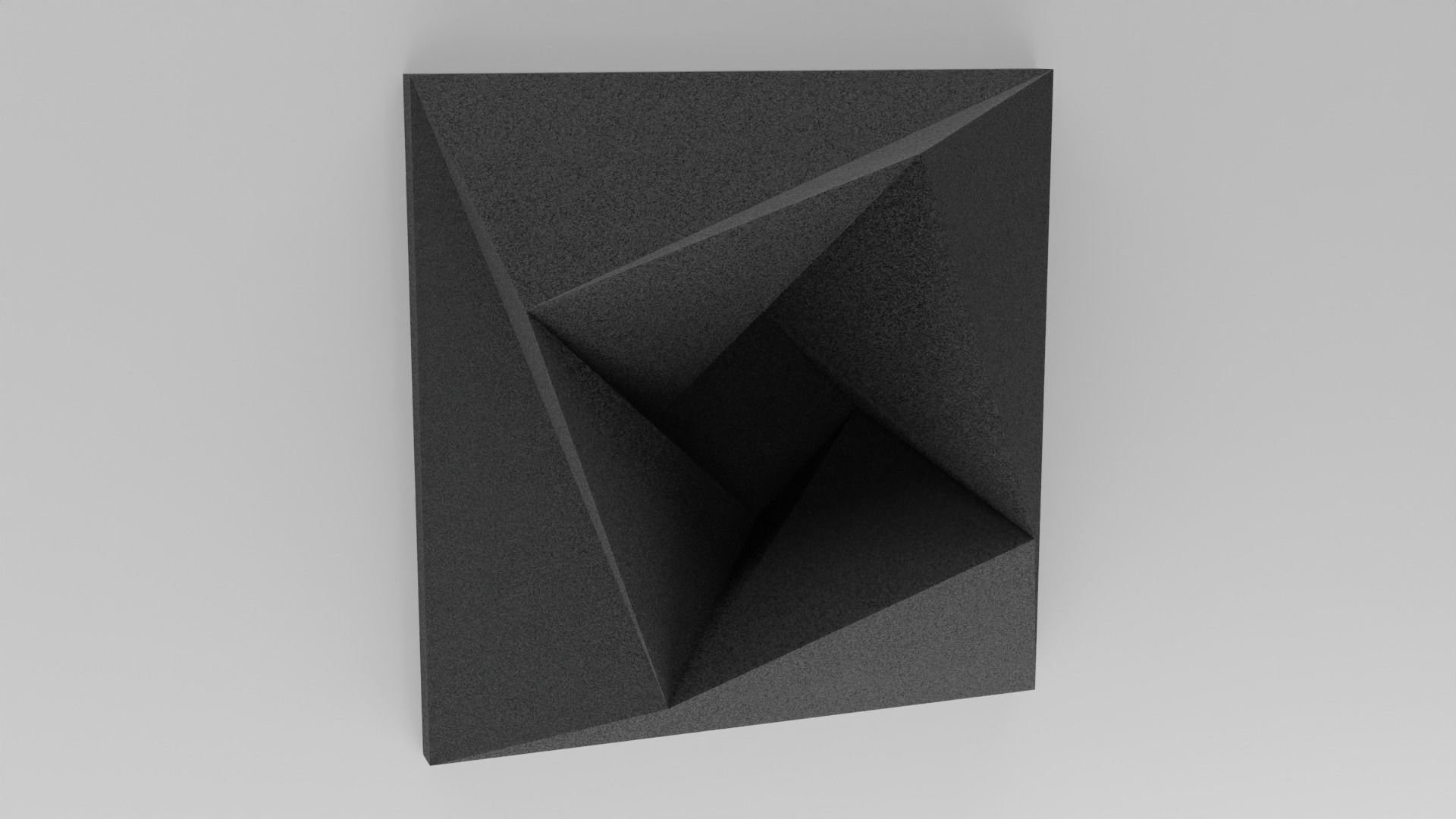 Acoustic Panels Set with 8K - 4K - 2K Textures Low-poly 3D model_10