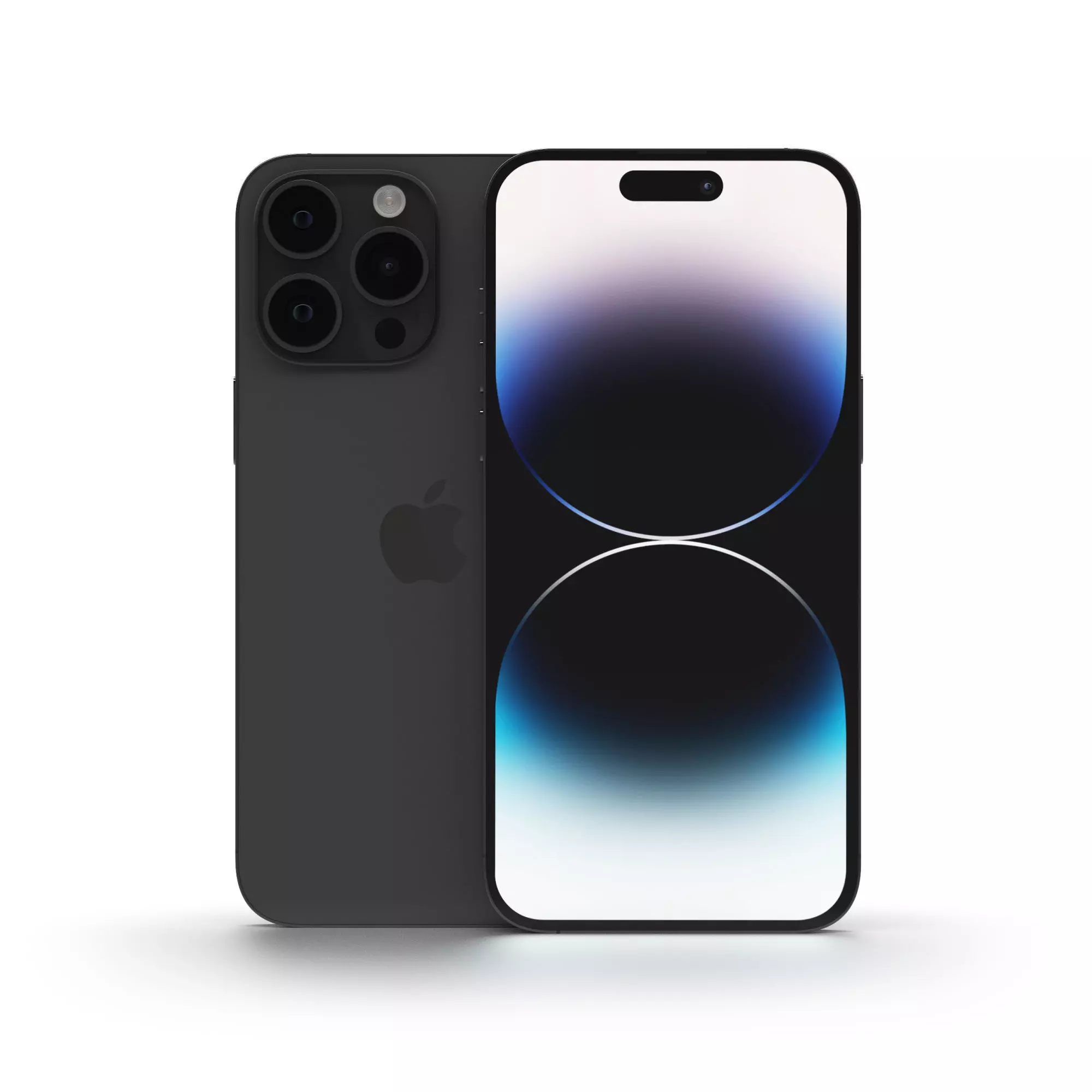 iPhone 14 Pro Max Space Black Low-poly 3D model_0