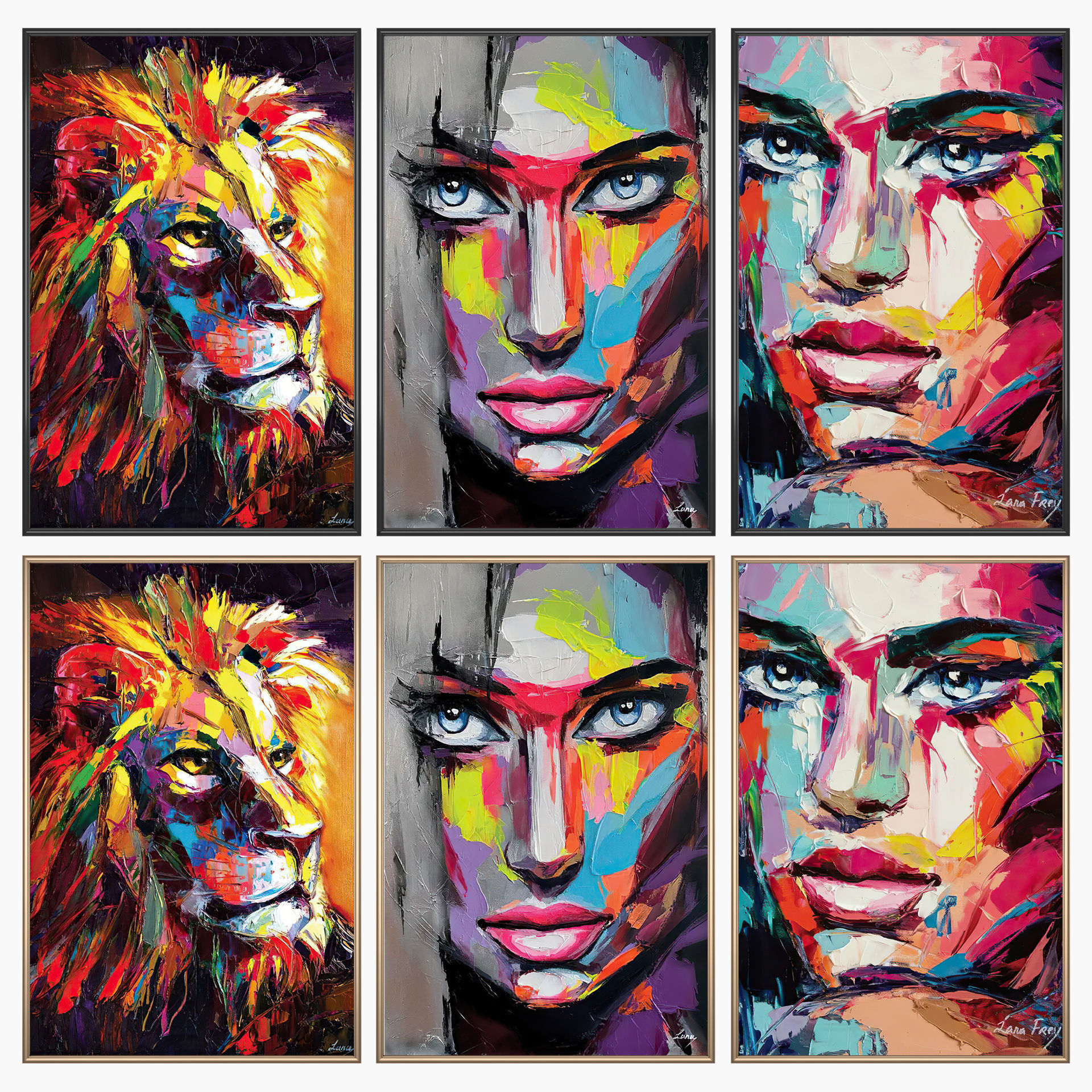 Wall Art Set 3801 3D model_1