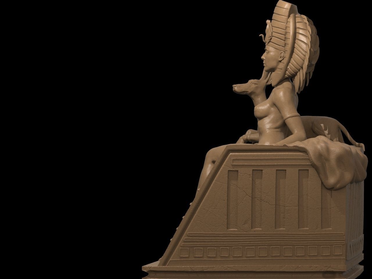 Cleopatra NSFW 3D Print 3D print model_9