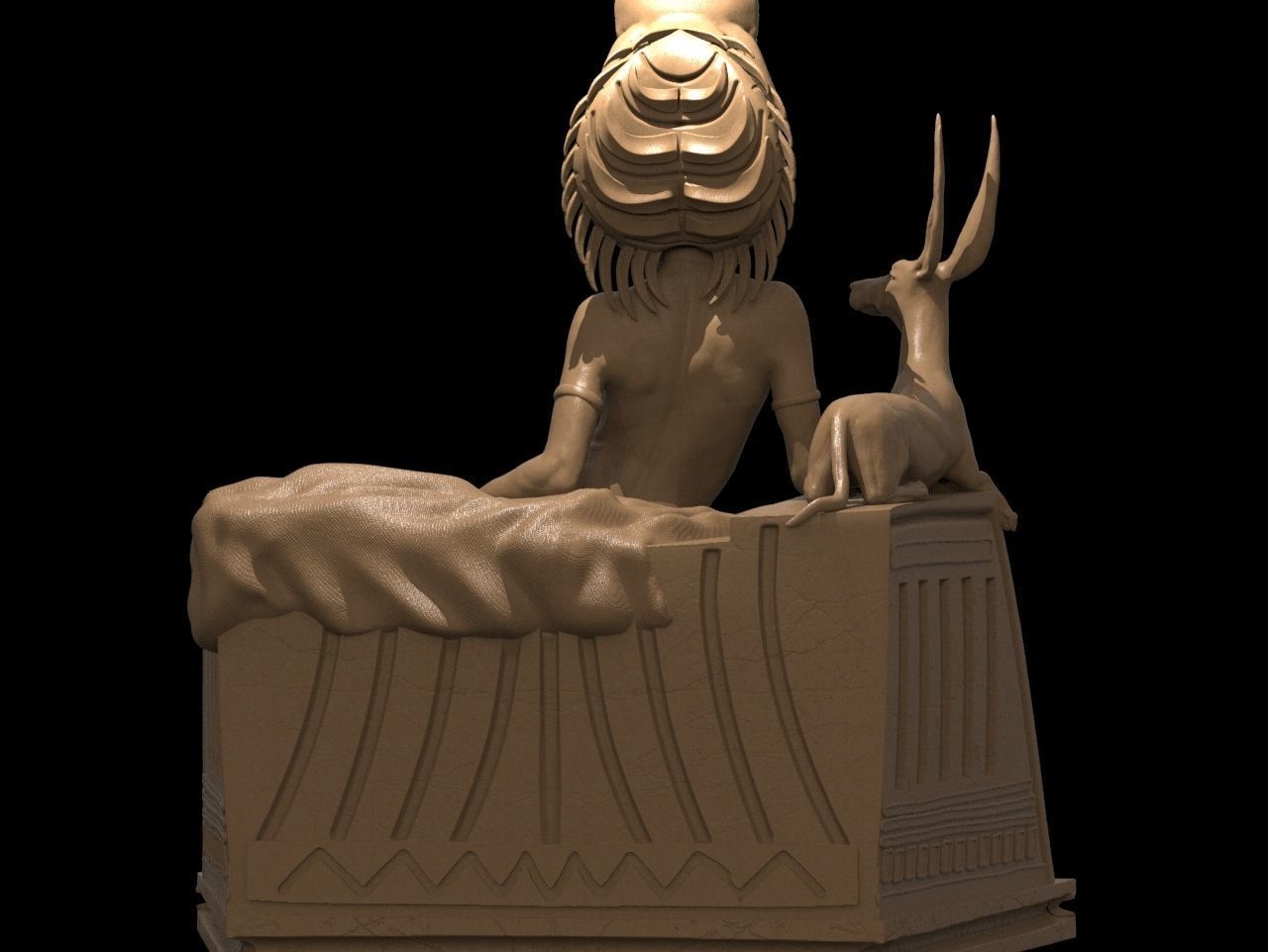 Cleopatra NSFW 3D Print 3D print model_11