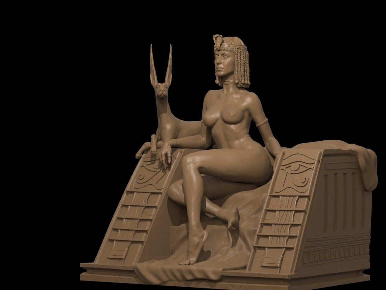 Cleopatra NSFW 3D Print 3D print model_16