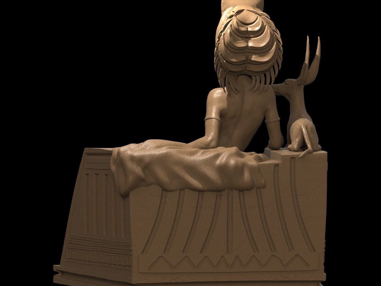 Cleopatra NSFW 3D Print 3D print model_10