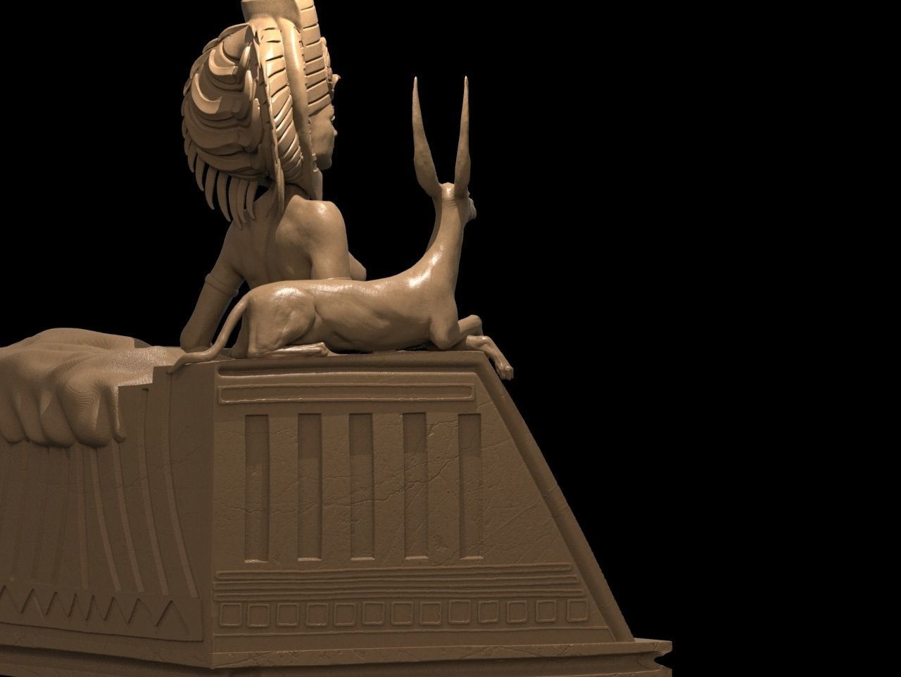 Cleopatra NSFW 3D Print 3D print model_12