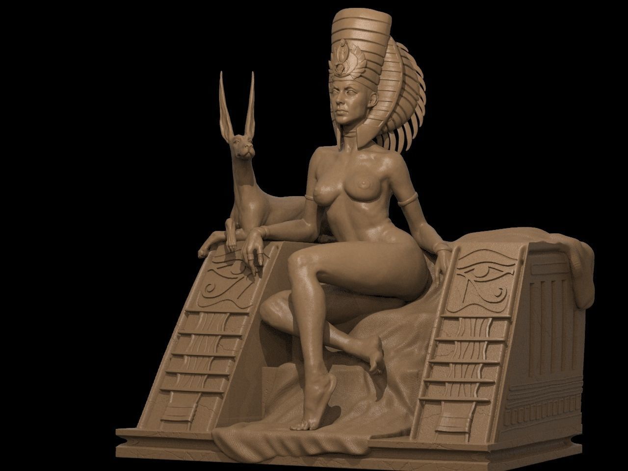 Cleopatra NSFW 3D Print 3D print model_7