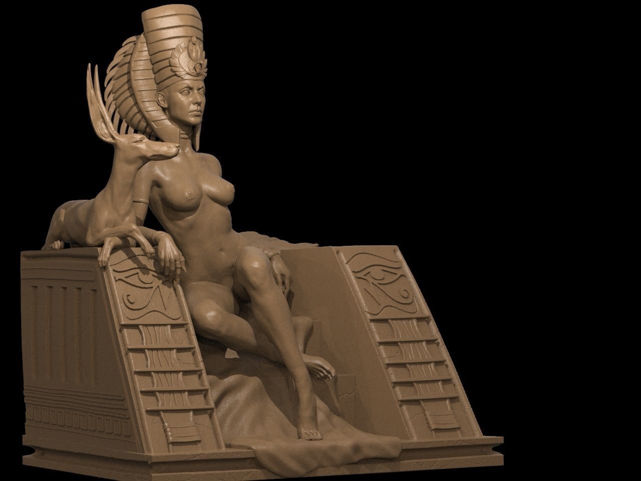 Cleopatra NSFW 3D Print 3D print model_6