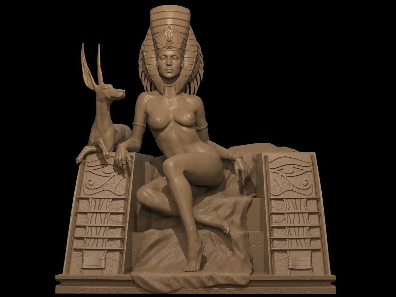 Cleopatra NSFW 3D Print 3D print model_4