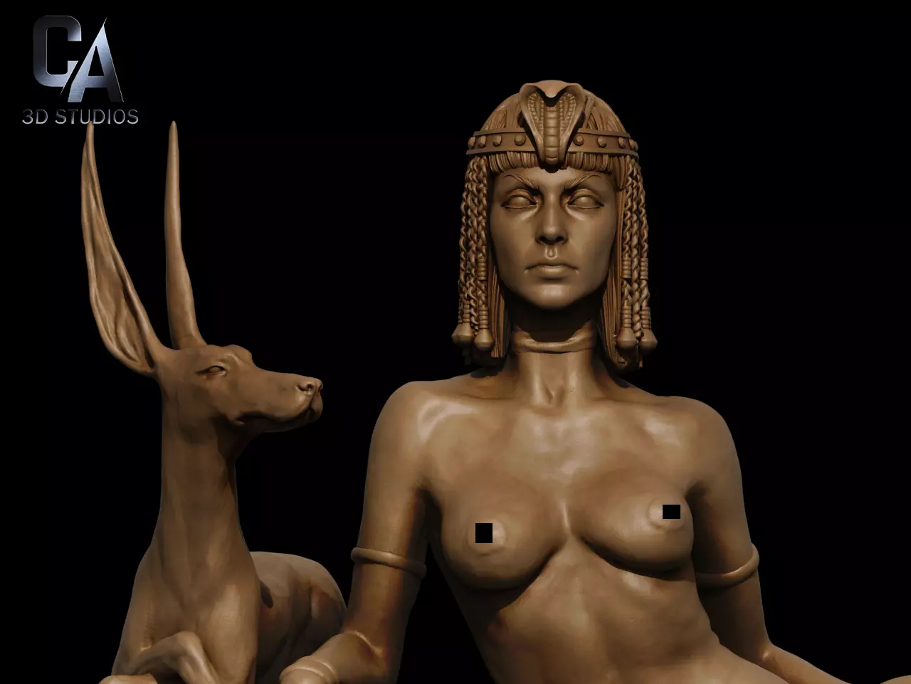 Cleopatra NSFW 3D Print 3D print model_0