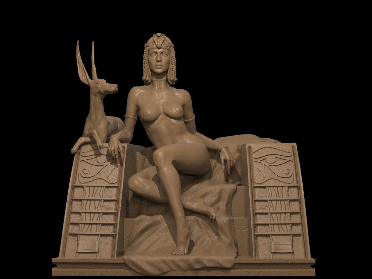 Cleopatra NSFW 3D Print 3D print model_13