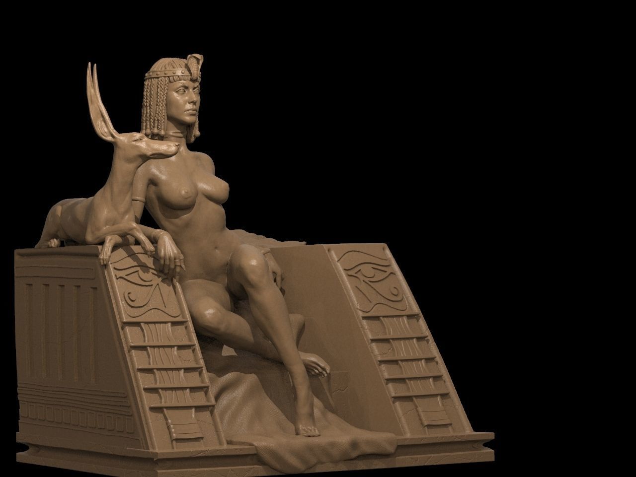 Cleopatra NSFW 3D Print 3D print model_15
