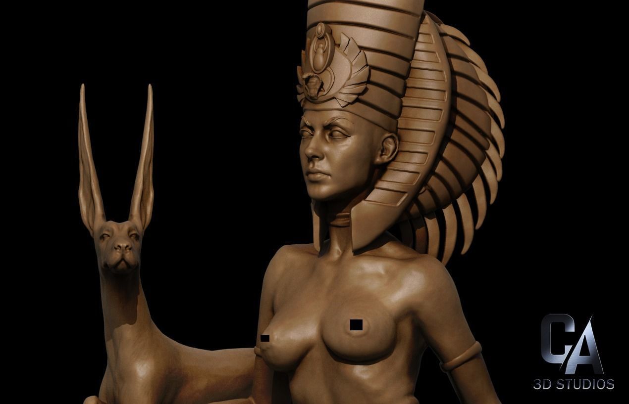 Cleopatra NSFW 3D Print 3D print model_2