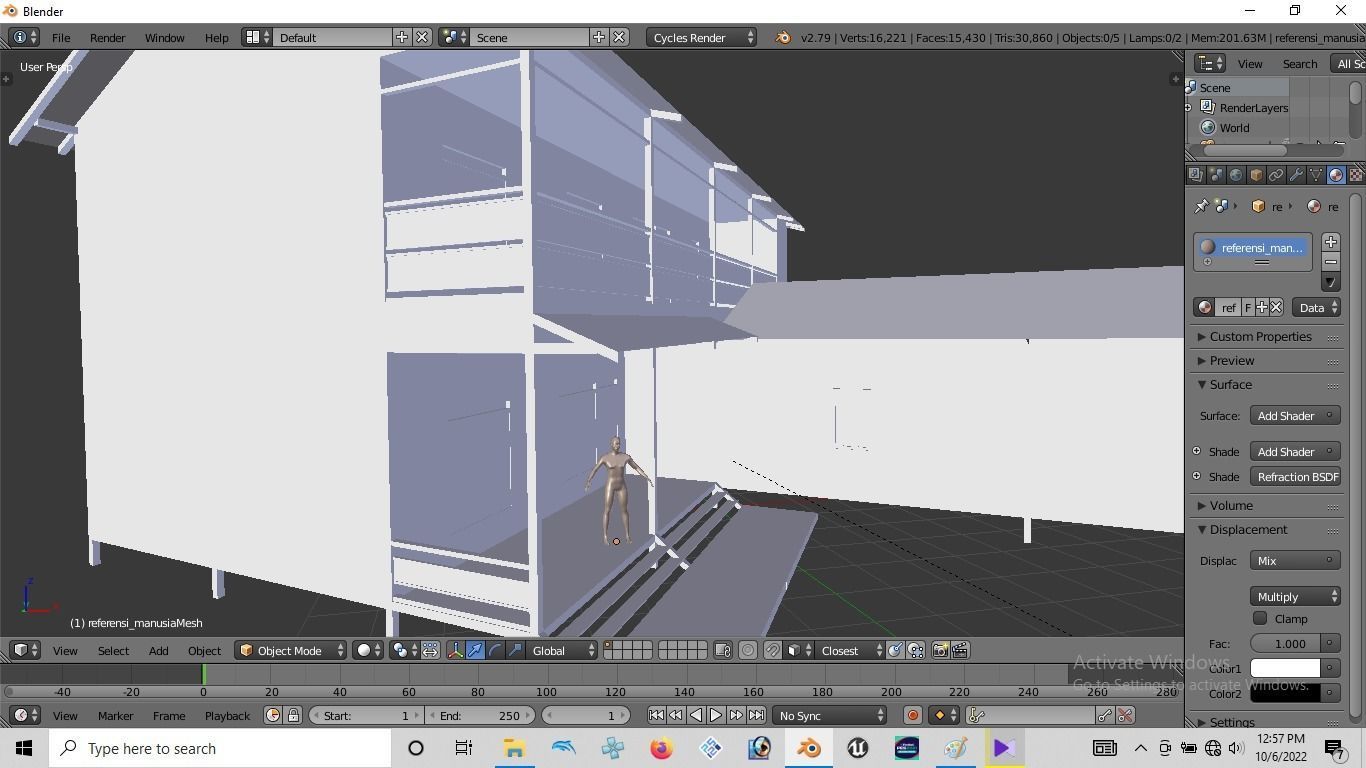 Rumah kayu panggungtingkat 007-008 3D model_10