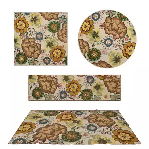 Rugs No 760 Low-poly 3D model