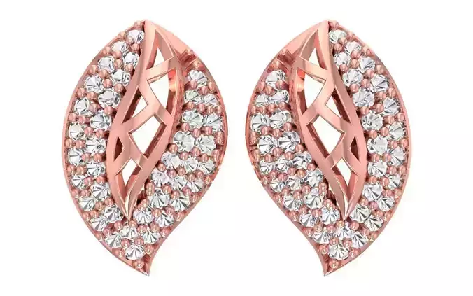 Women Earrings 3dm STL OBJ FBX Renders Details