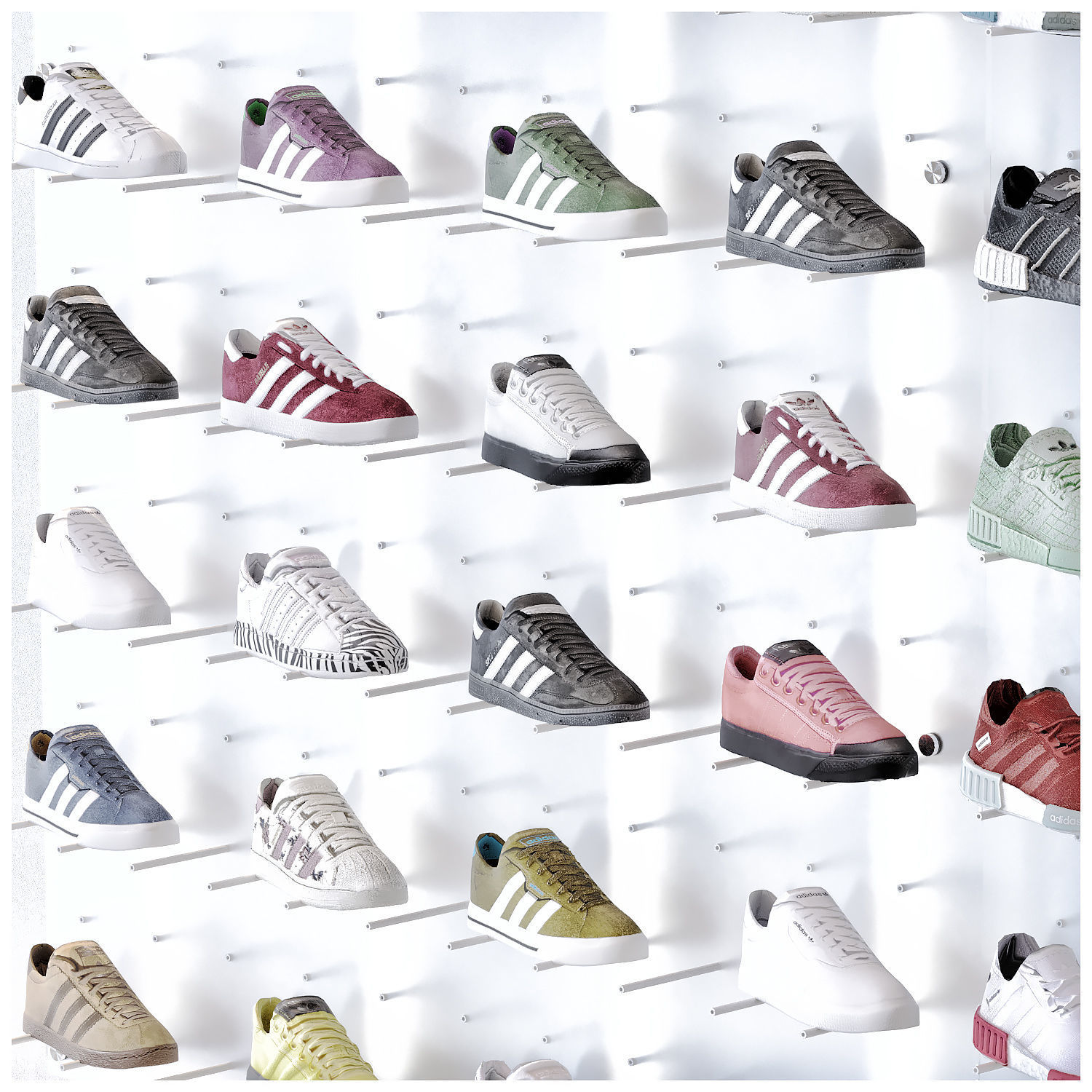Sports shoe store 2 3D model_2