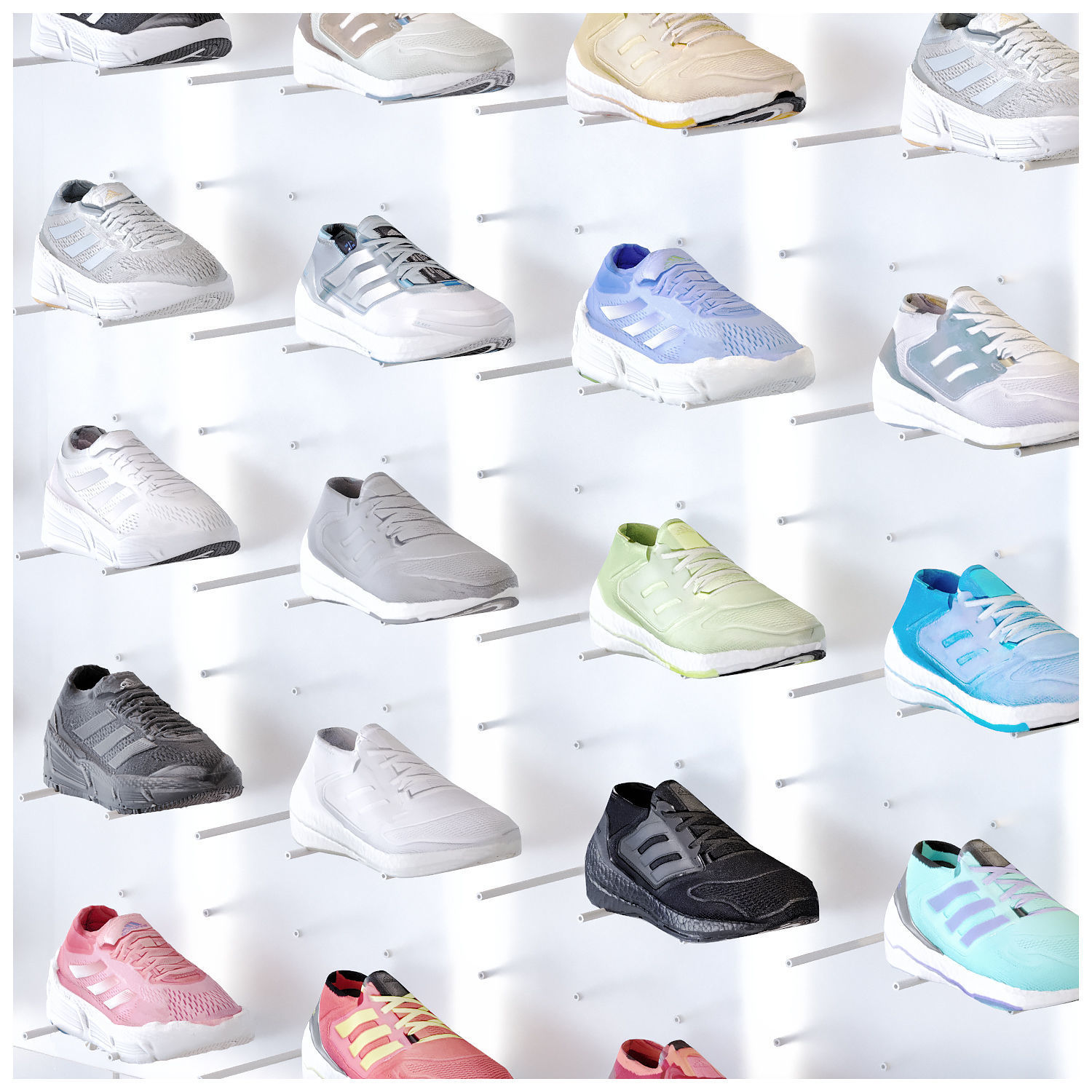 Sports shoe store 2 3D model_4