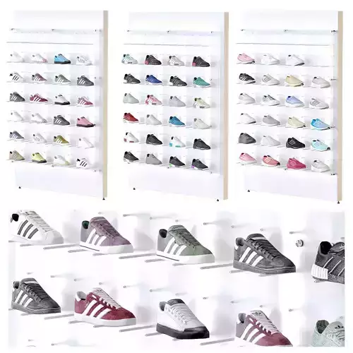 Sports shoe store 2 3D model