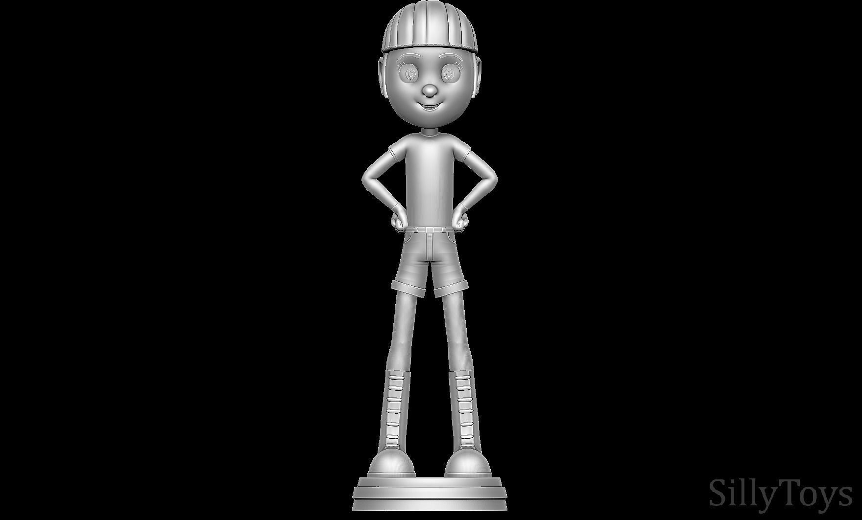 Gabi Flores - Ghost Patrol 3D print model_6