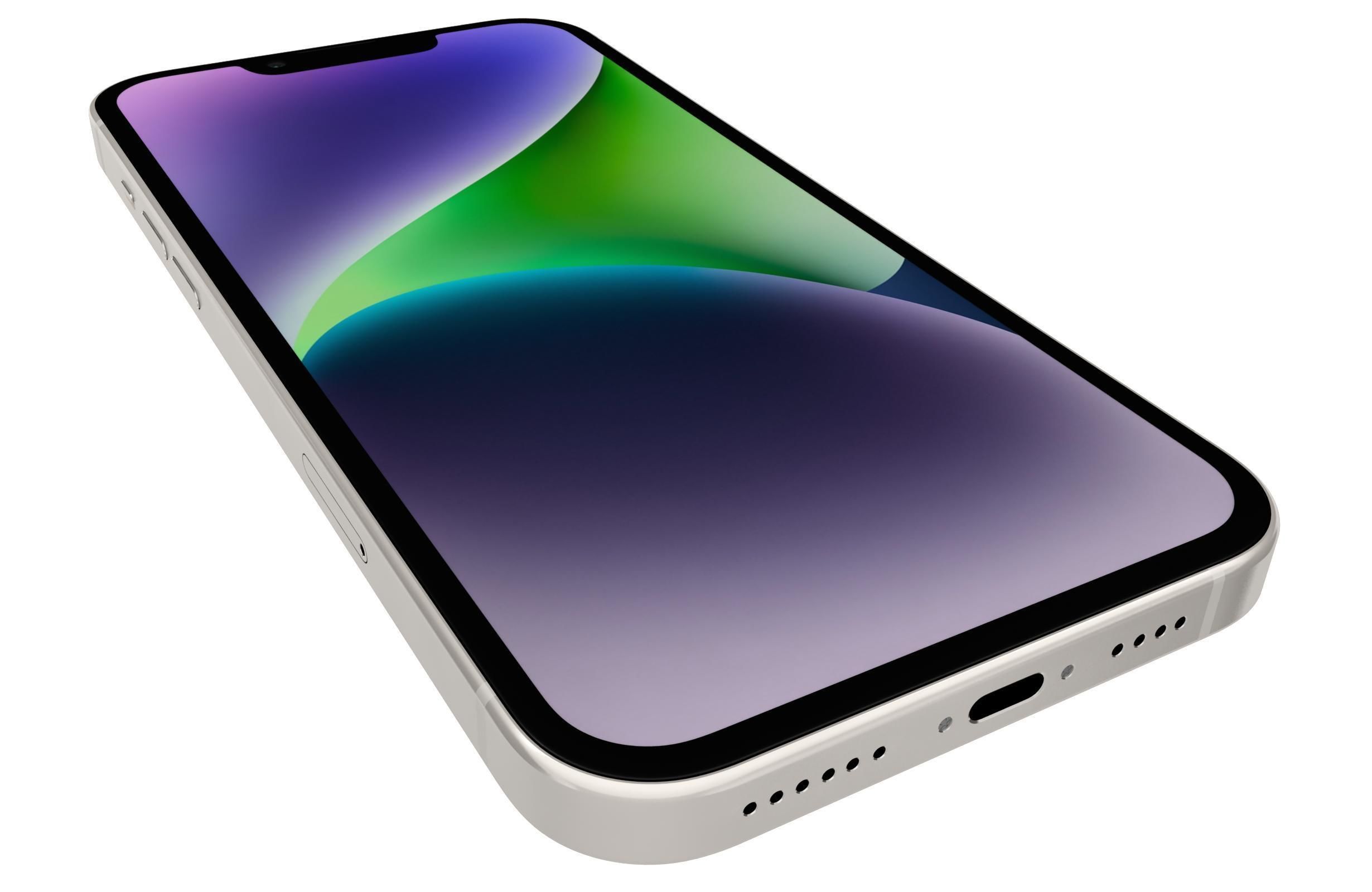 Apple iPhone 14 Plus White 3D model | CGTrader