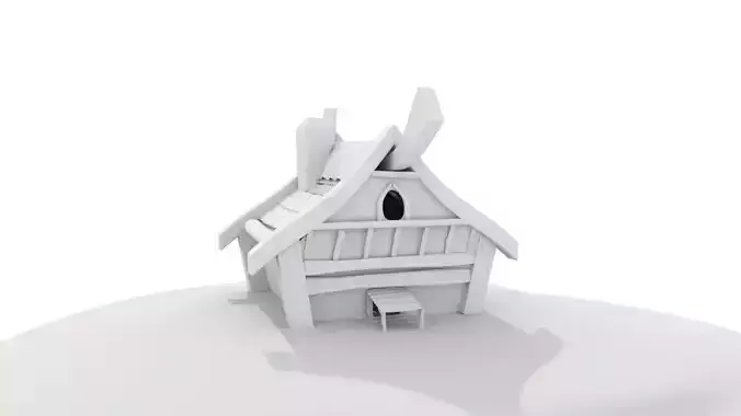 3D Hut house
