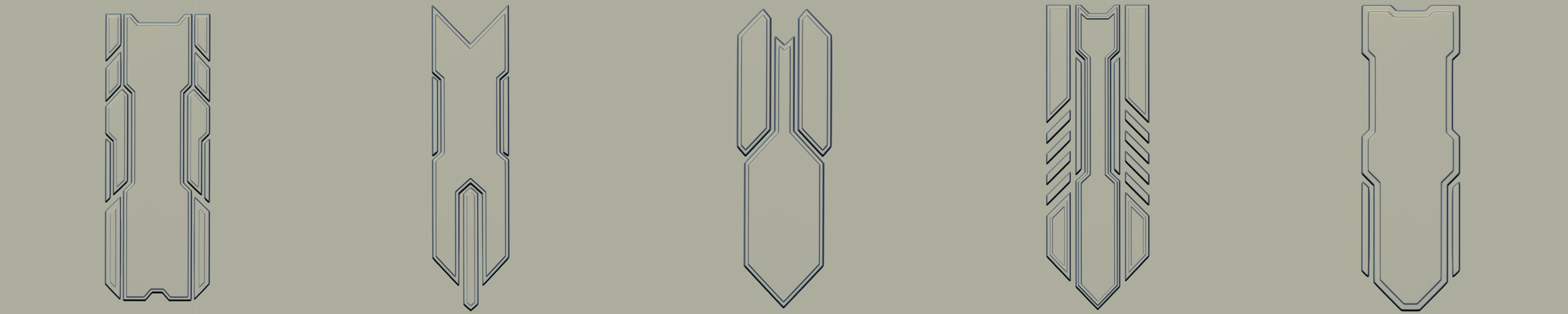 80 SCI-FI VDM and IMM Brushes Pack 3D model_6