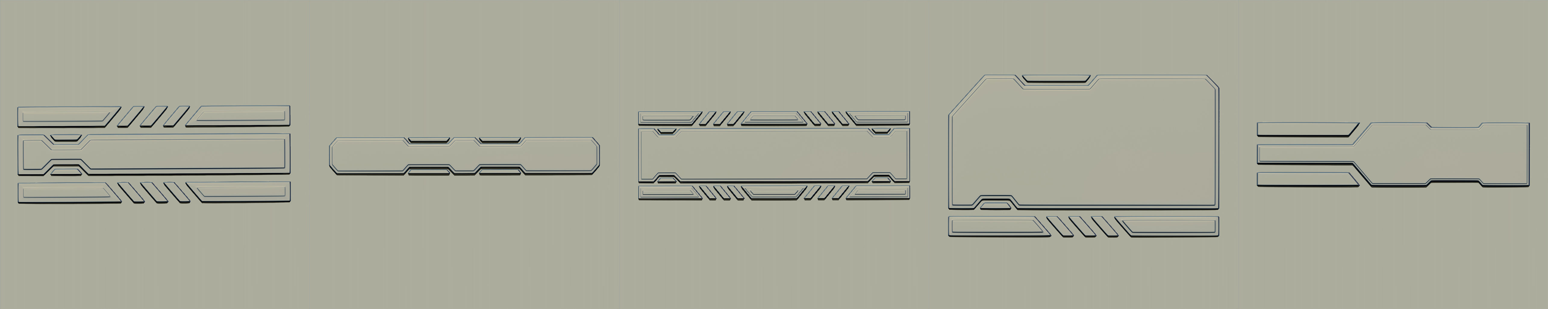 80 SCI-FI VDM and IMM Brushes Pack 3D model_3