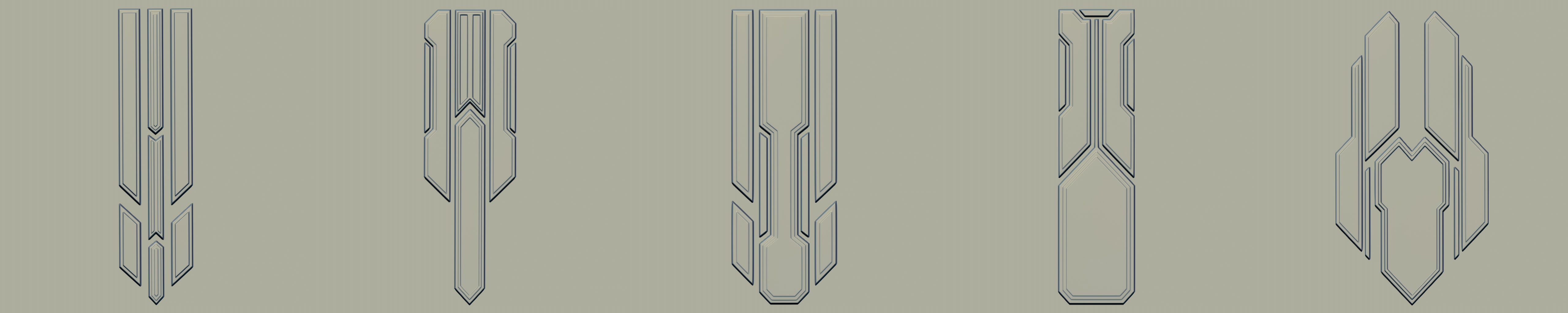 80 SCI-FI VDM and IMM Brushes Pack 3D model_5