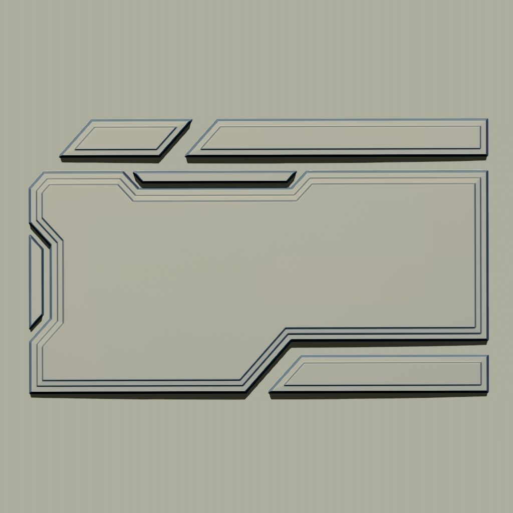 80 SCI-FI VDM and IMM Brushes Pack 3D model_13