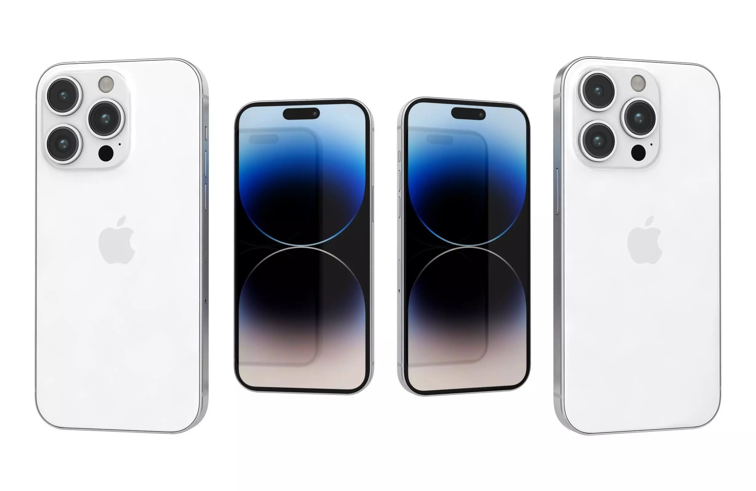 Apple iPhone 14 Pro White 3D model | CGTrader