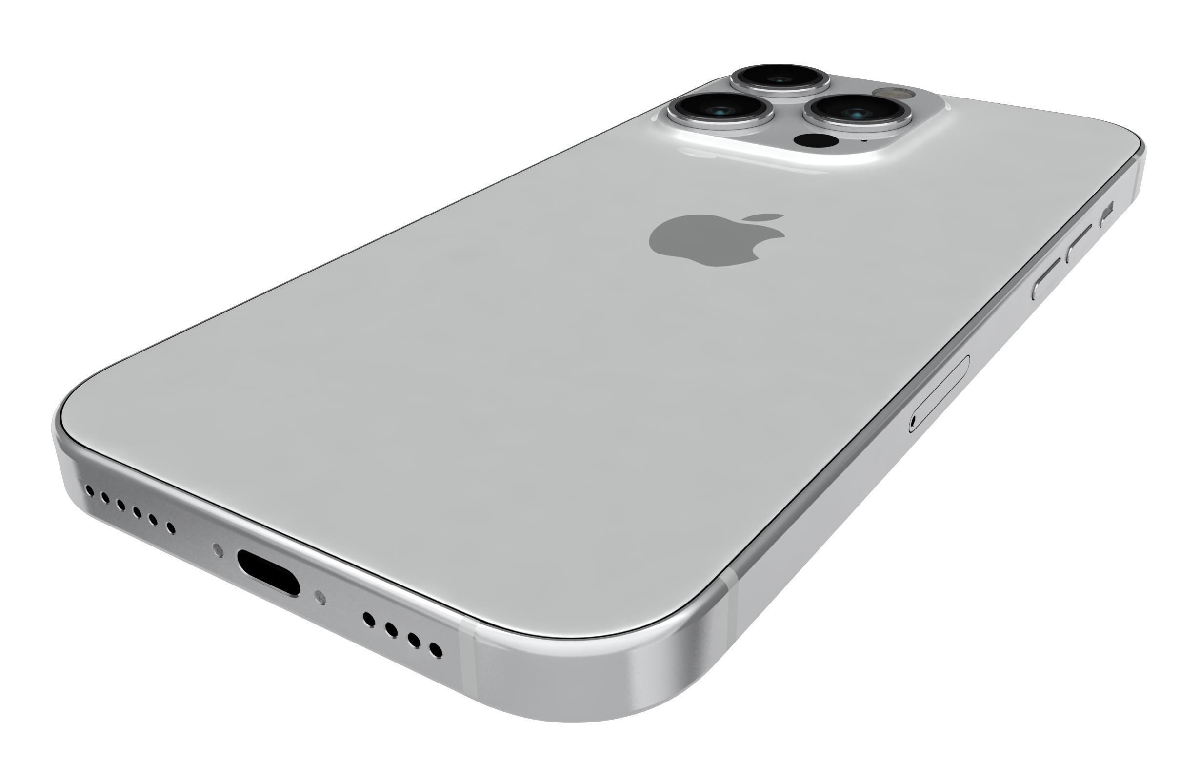 Apple iPhone 14 Pro White 3D model | CGTrader