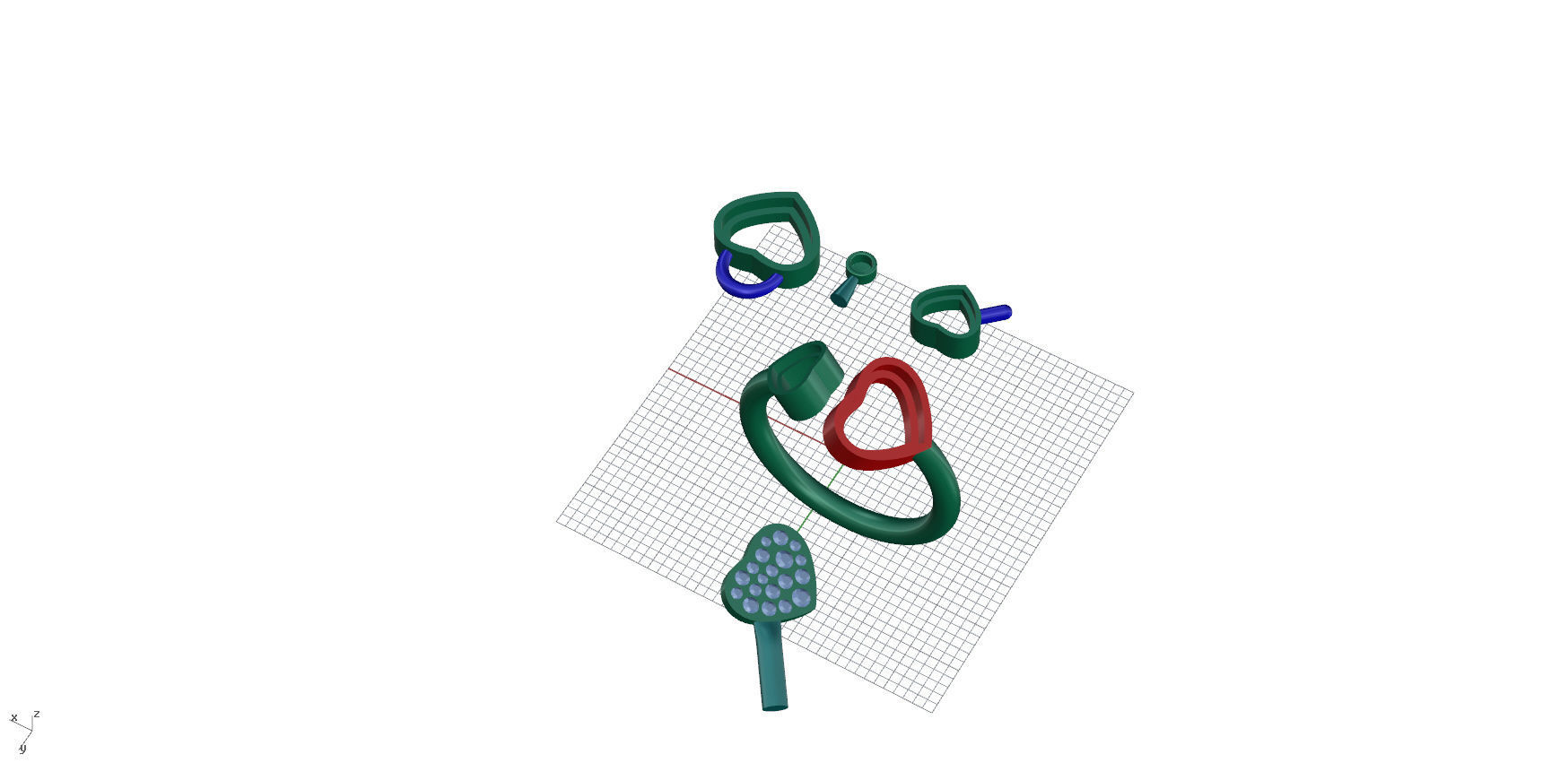 Heart Ring  3D print model_7