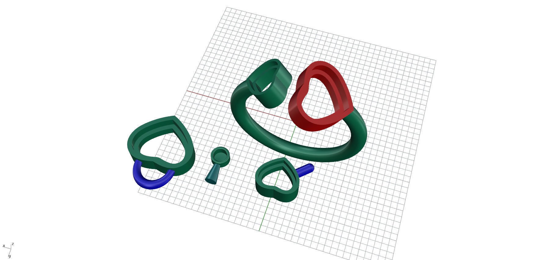 Heart Ring  3D print model_17
