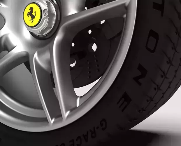 Ferrari Enzo rim wheel Tyre rear 13 x 19 BBS design