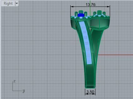Shedding tear ring 2681 3D print model 3D print model_6