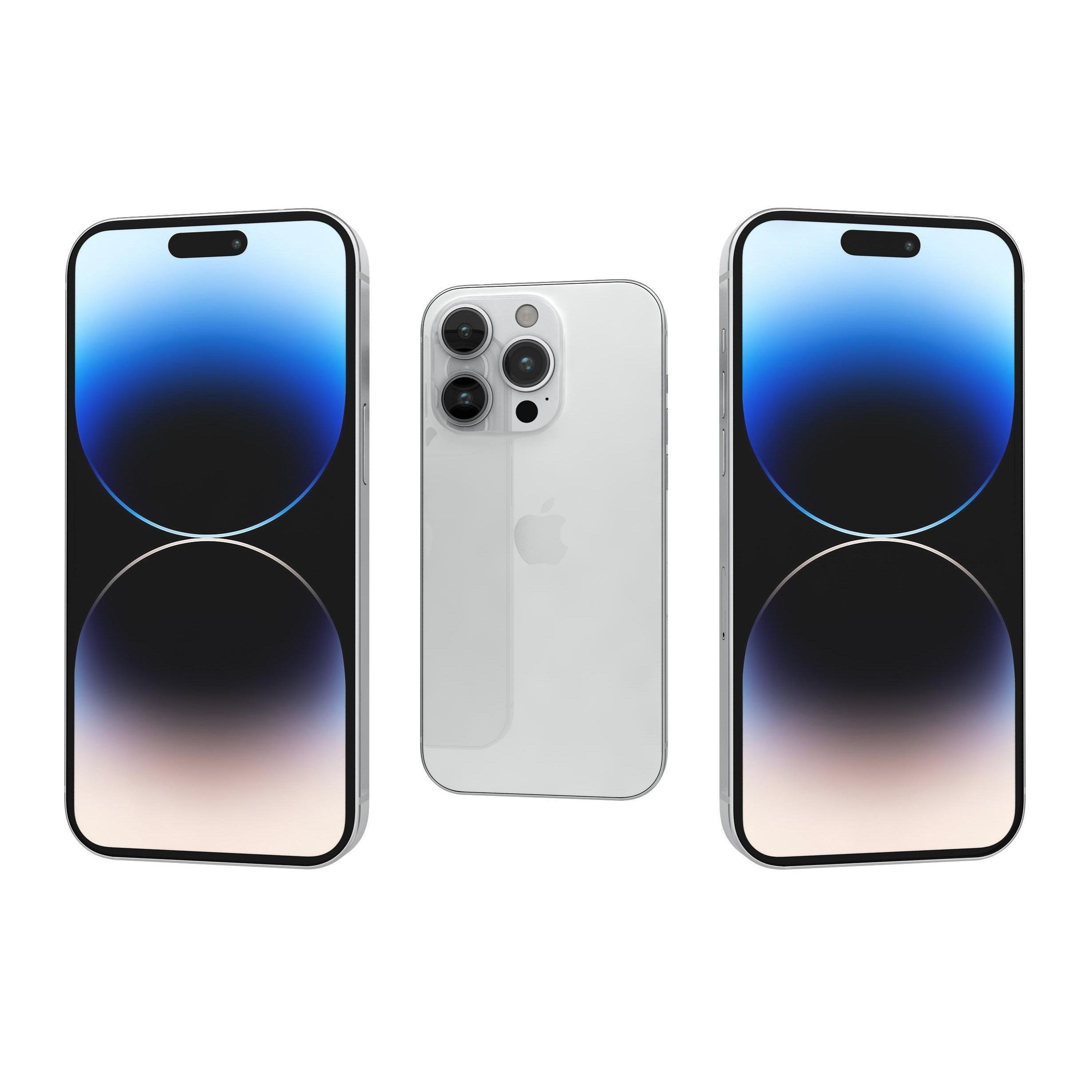 Apple iPhone 14 Pro Max All Colors Low-poly 3D model_14