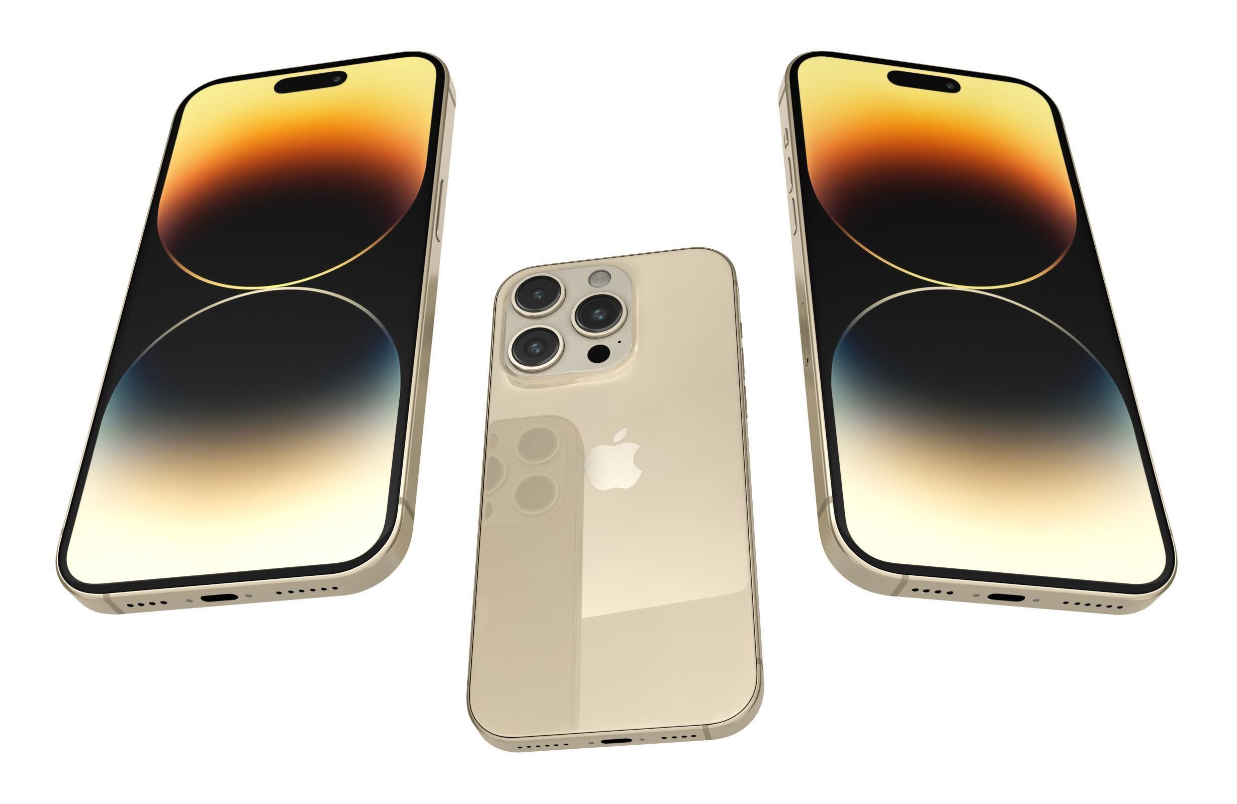 Apple iPhone 14 Pro Max All Colors Low-poly 3D model_38