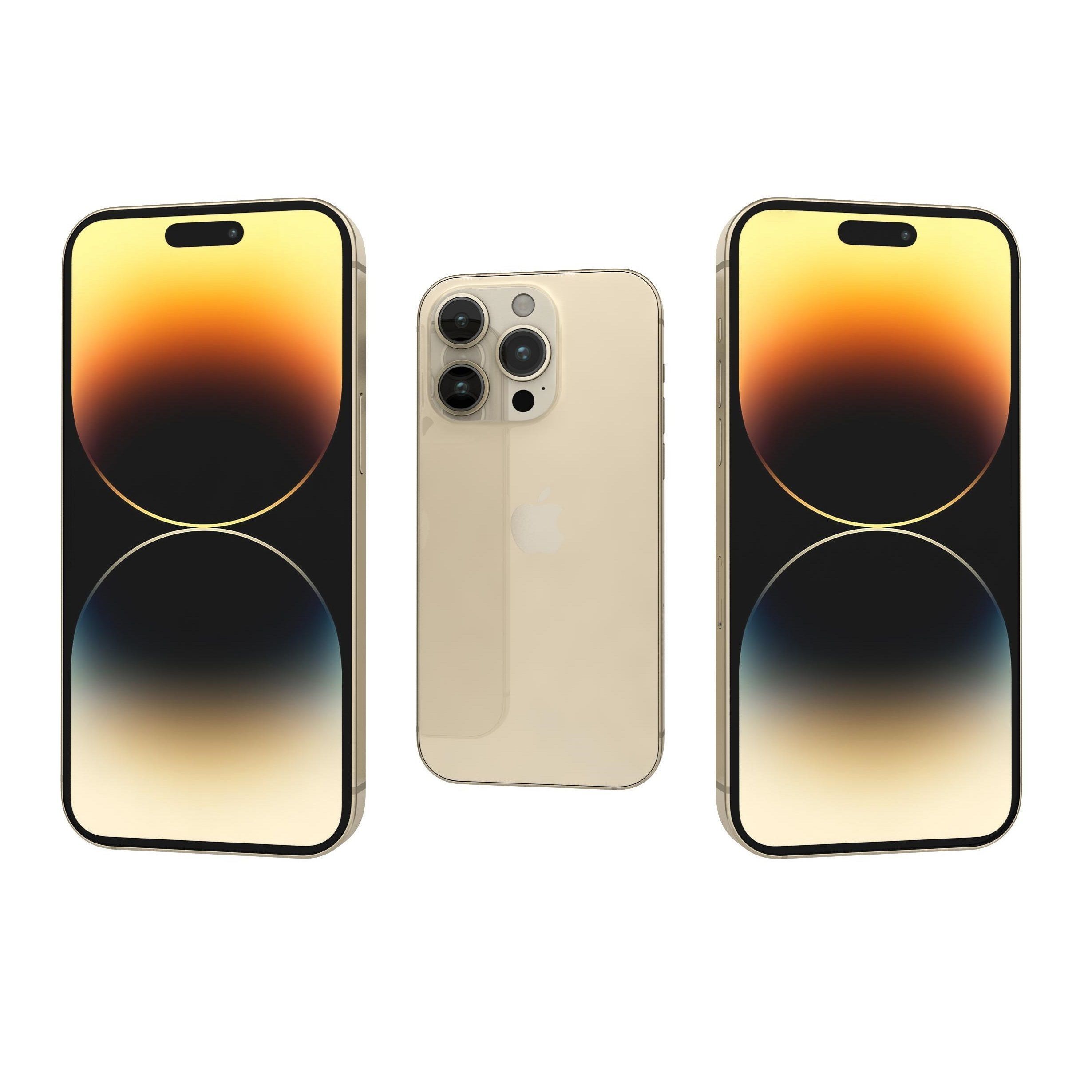 Apple iPhone 14 Pro Max All Colors Low-poly 3D model_39