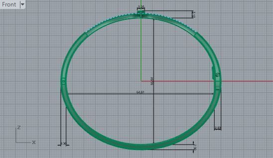 Exquisite Bracelet 2684 3D print model 3D print model_5