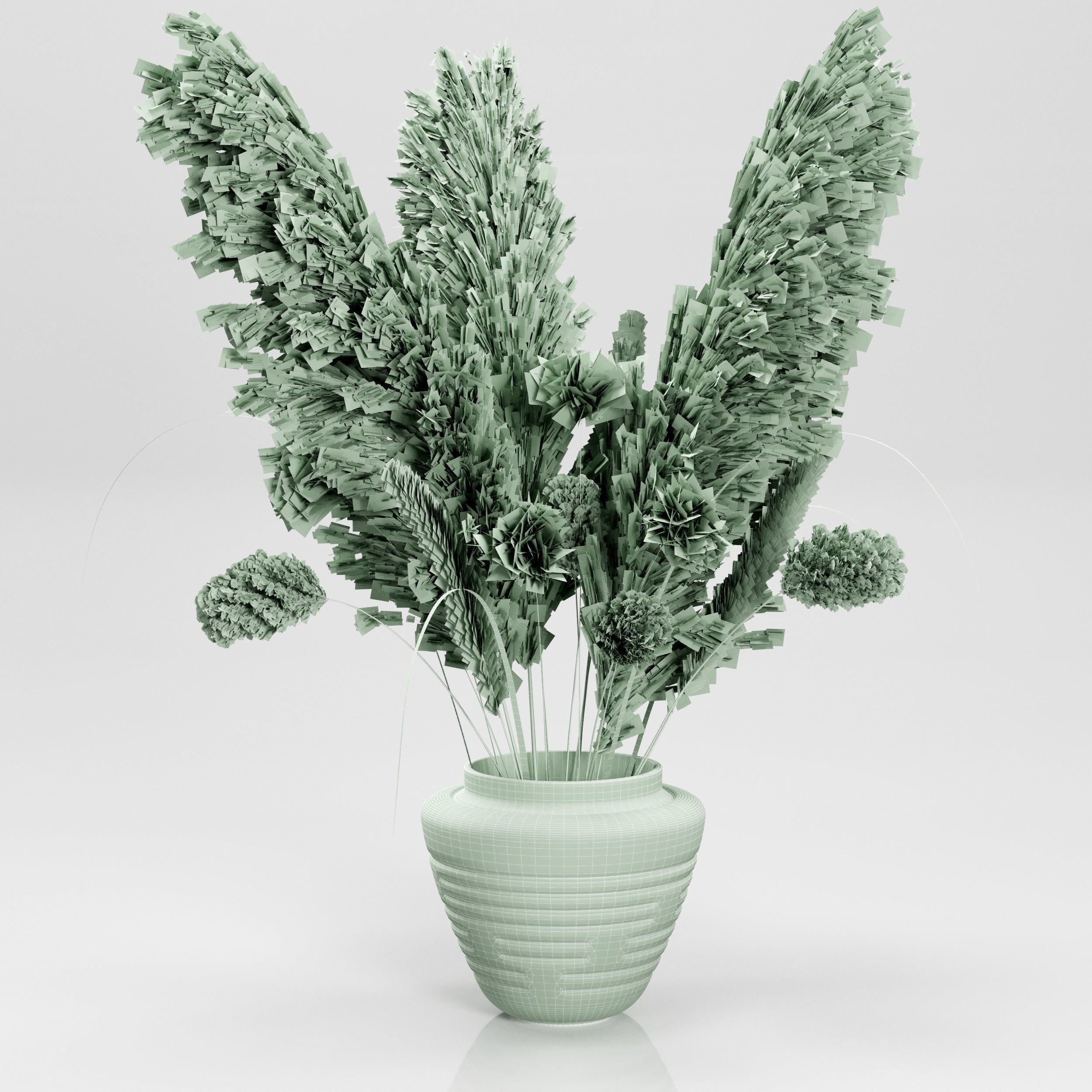  Bouquet04 dry pampas and grass 3D model_6