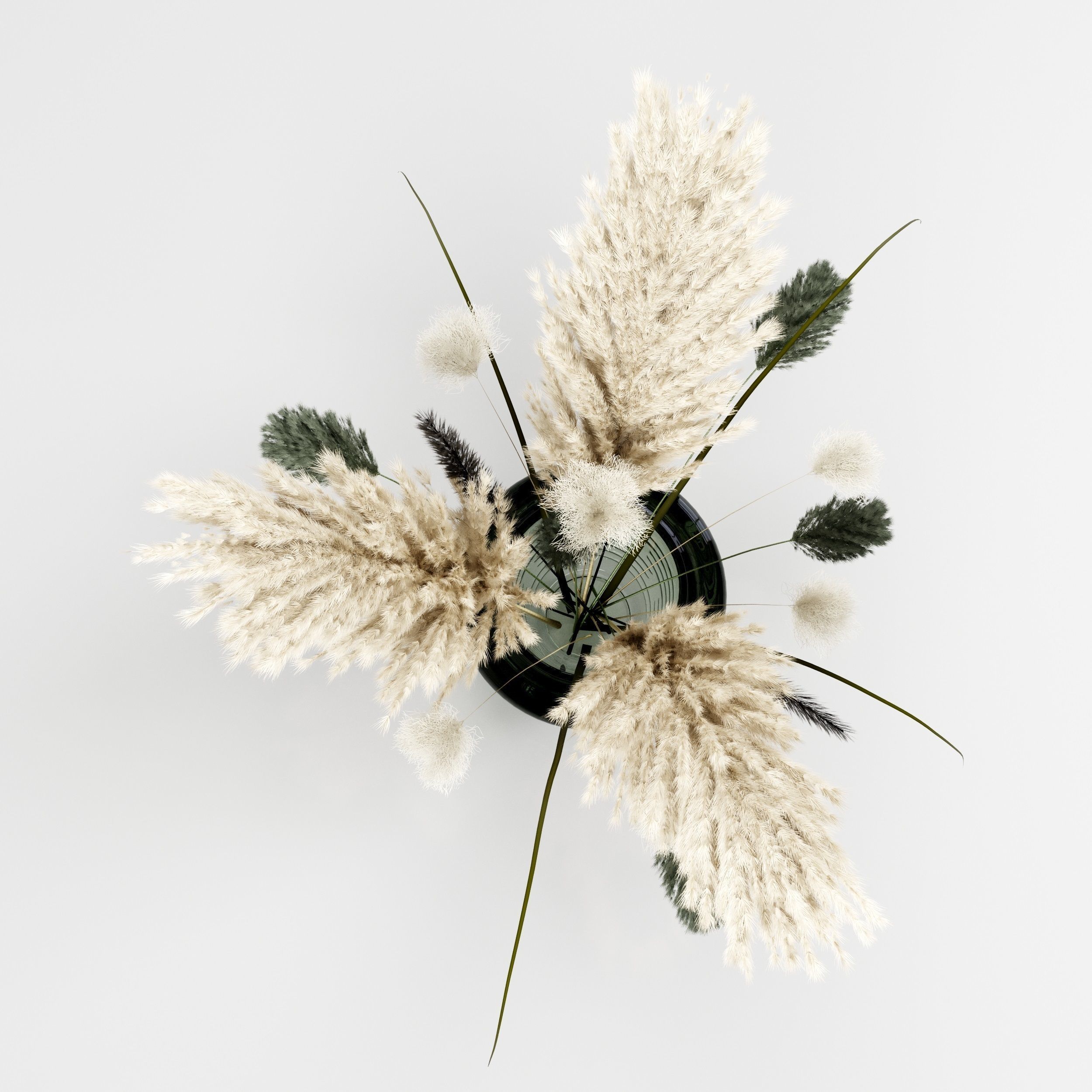  Bouquet04 dry pampas and grass 3D model_3