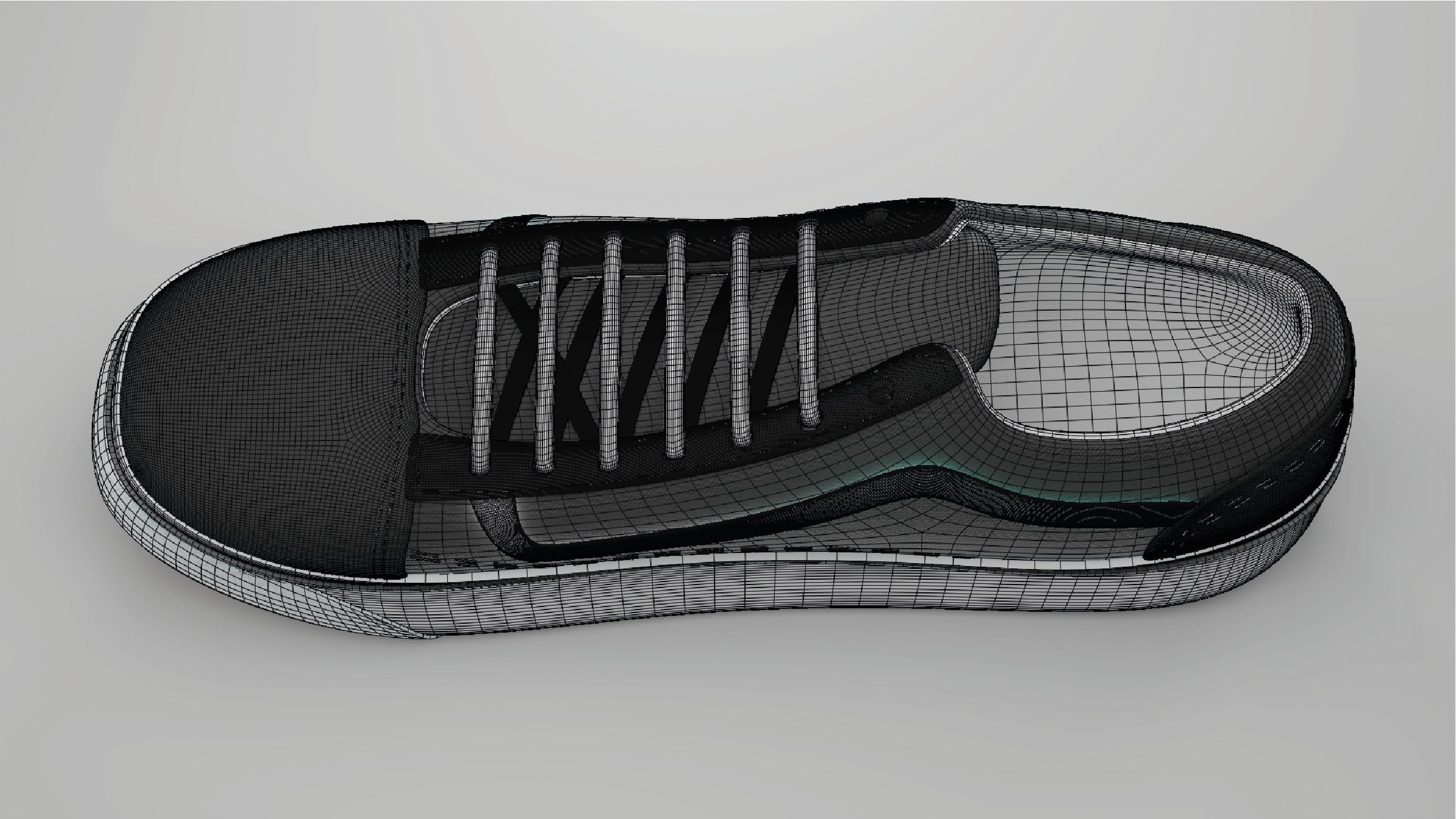 Vans shoes Low-poly 3D model_7