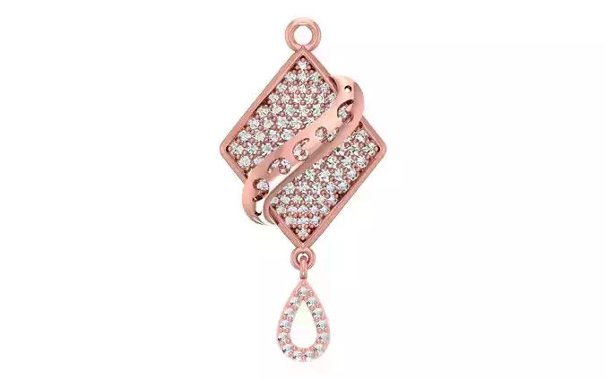 Women Pendants 3dm STL OBJ FBX Renders Details