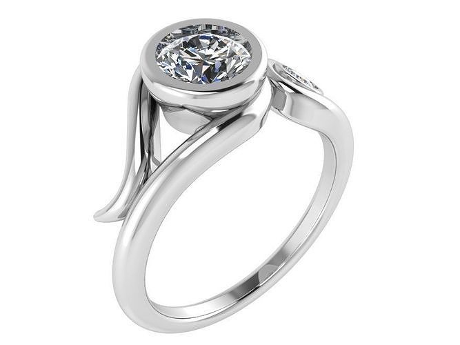 Sumptuous round ring 2689 3D print model 3D print model