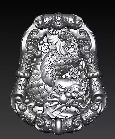 Dragon Fish Necklace